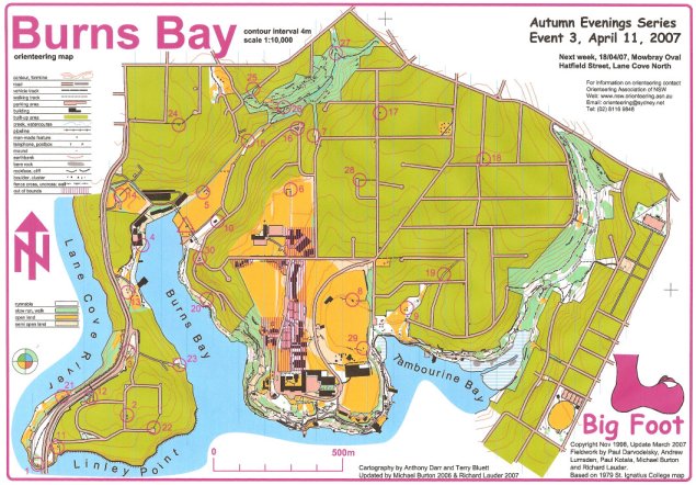 Burns Bay Map